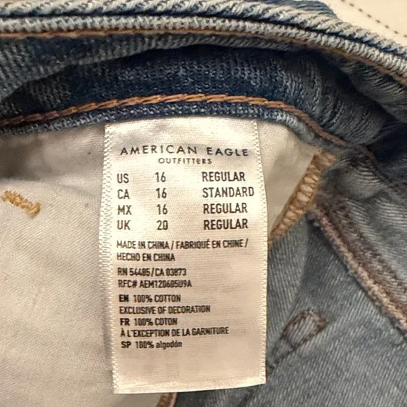 American Eagle Tomgirl low hip Jean - Picture 9 of 10